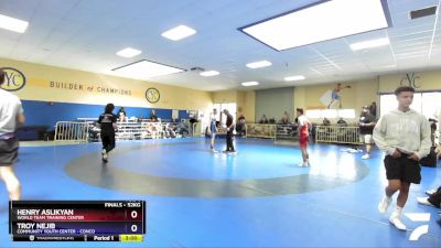 52kg 1st Place Match - Henry Aslikyan, World Team Training Center vs Troy Nejib, Community Youth Center - Conco