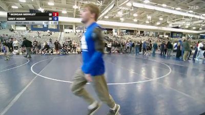 53 lbs 5th Place Match - Morgan Merkley, Uintah Wrestling vs Grey Huber, Uintah Wrestling