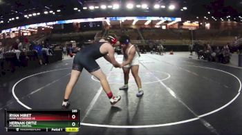 285 lbs Cons. Round 6 - Hernan Ortiz, Ft Pierce Central vs Ryan Miret, Miami Southridge Hs