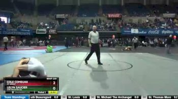 Cons. Round 2 - Lelyn Saucier, Sam Houston Hs vs Cole Comeuax, St. Amant