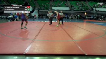 5A 165 lbs Quarterfinal - Ryder Mclaughlin, East Limestone vs Cam Spence, Springville