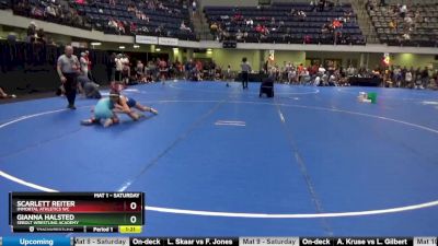 105 lbs Round 3 - Scarlett Reiter, Immortal Athletics WC vs Gianna Halsted, Sebolt Wrestling Academy