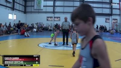 55 lbs Semis (4 Team) - Brendan Whittles, HEADHUNTERS WRESTLING CLUB vs Caplyn Harris, LEXINGTON WRESTLING CLUB