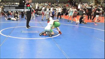 89 lbs Rr Rnd 7 - Wesley Blanchard, DoughBoy WC - MSE vs Caiden Crusen, ICWL Bruisers Club - MSE