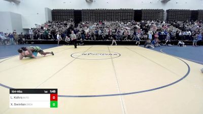 154-H lbs Round Of 32 - Logan Kahrs, Burlington Township vs Xzavier Swinton, Orchard South WC