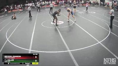 5A 182 lbs Semifinal - T J Miller, Fort Mill vs Bryson Johnson, Carolina Forest