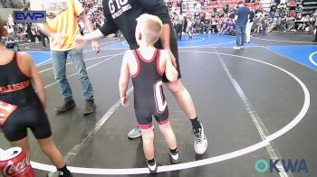 52 lbs Consi Of 8 #1 - BAKER JAMES, Cowboy Wrestling Club vs Luka Cordova, Collinsville Cardinal Youth Wrestling