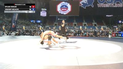 120 lbs Champ. Rd Of 128 - Dylan Osolin, Ohio vs Vincent Nicacio, Washington