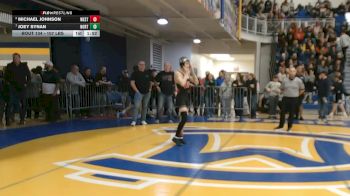 107 lbs Quarterfinal - Michael Johnson, West Allegheny vs Joey Synan, North Allegheny