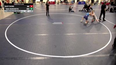 14U - 126 lbs 5th Place Match - Riley Klebe, Hastings Wrestling Club vs Max Buschette, Minnesota