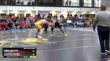 174 lbs 3rd Place Match - Owen Guilford, Olivet College vs Donovan Palmer, Baldwin Wallace University