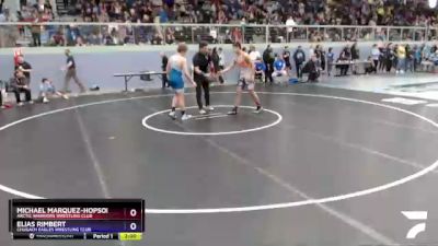 152 lbs Round 1 - Elias Rimbert, Chugach Eagles Wrestling Club vs Michael Marquez-Hopson, Arctic Warriors Wrestling Club