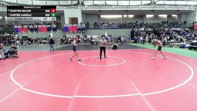 113 lbs Consi Of 8 #1 - Sawyer Miller, Foran vs Carter Lanzilli, Ridgefield