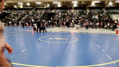 215 lbs Quarterfinal - Cody Netherton, Holly Wildcats vs Guss Emigh, Oberlin Youth Wrestling