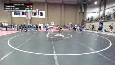140 lbs Champ. Round 3 - Kyra Hains, Lincoln East vs Camille Palmer, Lafayette