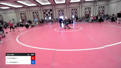 124 lbs Consolation - Amy Kate Erikson, Ny vs Lucia Crossken, Pa