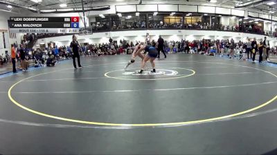 110 A Champ. Round 1 - Lexi Doerflinger, Hiram College vs Ana Malovich, Grand Valley State University