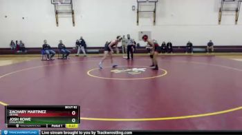132 lbs Cons. Round 3 - Josh Rowe, Steilacoom vs Zachary Martinez, Orting