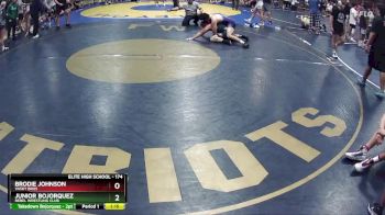 174 lbs Cons. Round 5 - Brodie Johnson, Vasky Bros vs Junior Bojorquez, Rebel Wrestling Club