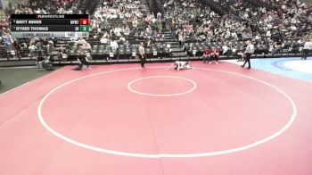 5A 106 lbs Cons. Round 2 - Ryder Thomas, Salem Hills vs Britt Miner, Maple Mountain