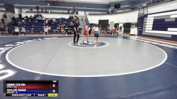 130 lbs Round 1 (4 Team) - Abbie Colvin, Utah 1 vs Taylor Ward, Oregon