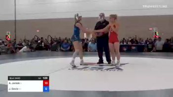 61 kg Semifinal - Korina Blades, IL vs Savannah Gomez, CA