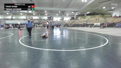 55 lbs Cons. Round 2 - Wyatt Hyden, Buccaneer Wrestling Club vs Briggs Cochrane, Nolensville Wrestling Club
