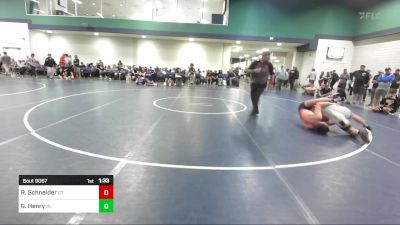 190 lbs Round Of 64 - Ryan Schneider, CT vs Gunner Henry, IN