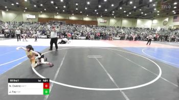 72 lbs Rr Rnd 1 - Nathan Owens, MatTime vs Jacob Fay, Top Fuelers WC