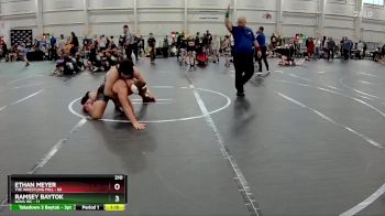 210 lbs Round 6 (10 Team) - Ramsey Baytok, NOVA WC vs Ethan Meyer, The Wrestling Mill