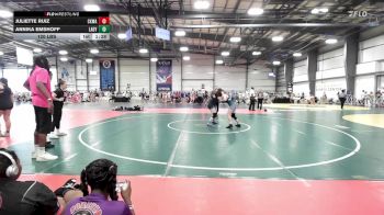 120 lbs Rr Rnd 3 - Juliette Ruiz, CKWA vs Annika Emshoff, Lady Bandits