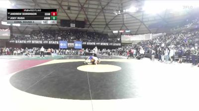 Boys 4A 150 lbs Cons. Round 3 - Andrew Sorenson, Issaquah vs Joey Rush, Auburn