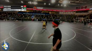 150 lbs Cons. Round 3 - Lane Jones, Basehor-Linwood HS vs Cole Lejon, Brown Deer/Messmer/Shorewood