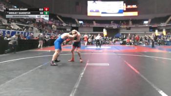 7A 285 lbs Quarterfinal - Sheldon Sharp, Bob Jones vs Wesley Sandefur, Fairhope