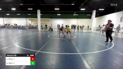 120 lbs Round Of 128 - Jeremiah Oliva, OR vs Antonio Boni, PA