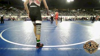132 lbs Round Of 16 - Anson Lastinger, Cardinal Wrestling Club vs Luke Ferrell, Weatherford Youth Wrestling