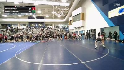 113 lbs Cons. Round 2 - Jayce Atwood, Lone Peak vs Ashdyn Densley, Carbon