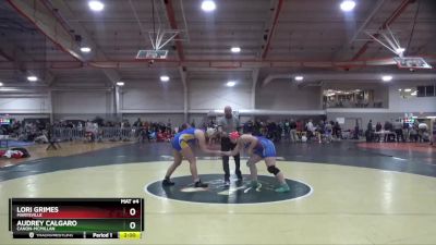 170 lbs Quarterfinal - Lori Grimes, MARYSVILLE vs Audrey Calgaro, Canon-McMillan