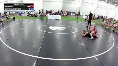 100 lbs Mia Nesbitt, Pennsylvania Red vs Giavonna Prothero, Iowa