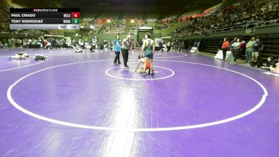 128 lbs Consi Of 16 #2 - Paul Criado, McLane vs Tony Rodriguez, Monache