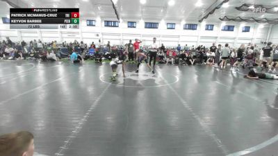 72 lbs Quarterfinal - Patrick McManus-Cruz, Tri State Hammers-EL vs Keyvon Barbee, Peer Pressure Elite -EL