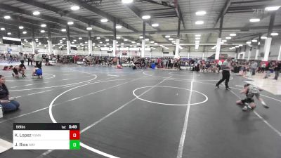 58 lbs Quarterfinal - Kain Lopez, Yuma Chain Gang vs Jonny Rios, Way Out West