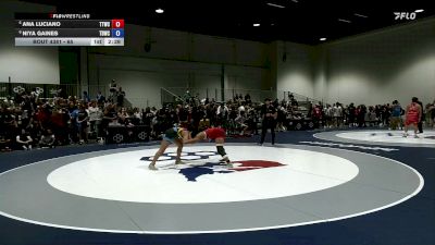 65 lbs 5th Place Match - Ana Luciano, Team Tornado Wrestling Club vs Niya Gaines, Tiger Den Wrestling Club