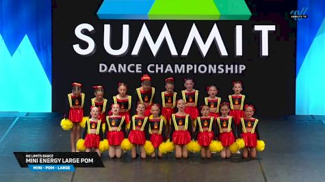 No Limits Dance - Mini Energy Large Pom [2025 Mini - Pom - Large Semis] 2025 The Dance Summit