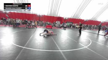 106 lbs Quarterfinal - Graysen Koepke, Askren Wrestling Academy vs Braiden Hale-Toomey, RT Elite Wrestling