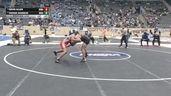 215 lbs 3rd Place Match - Devin Allen, Dupont Manual vs Thorin Johnson, Wayne County