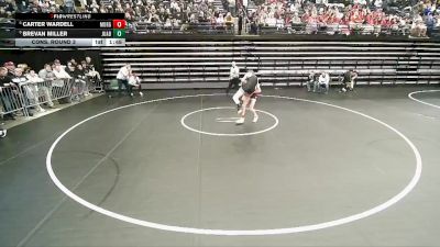 3A 120 lbs Cons. Round 3 - Carter Wardell, Morgan vs Brevan Miller, Juab