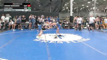 108 lbs Rr Rnd 1 - Andrew Markowski, Scorpions SJV - HSBAFC vs Dane Sigle, Downingtown West - HSBAFC