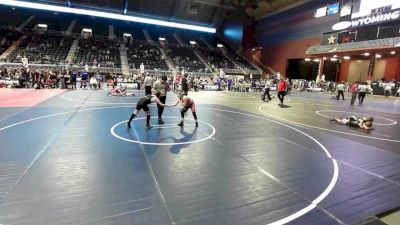 100 lbs 5th Place - William Apodaca, Riverton USA WC vs Milo Brennan, Athlos WC