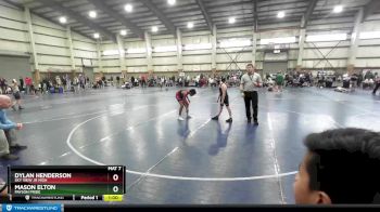 105 lbs Quarterfinal - Dylan Henderson, Sky View Jr High vs Mason Elton, Payson Pride